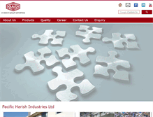 Tablet Screenshot of pacificharish.com